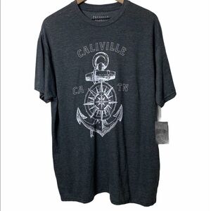 Caliville CA TN Gray Men Cotton XL Short S…
